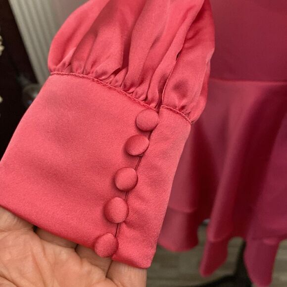 Ever New Melbourne pink belted mini dress, US2 - Picture 10 of 15